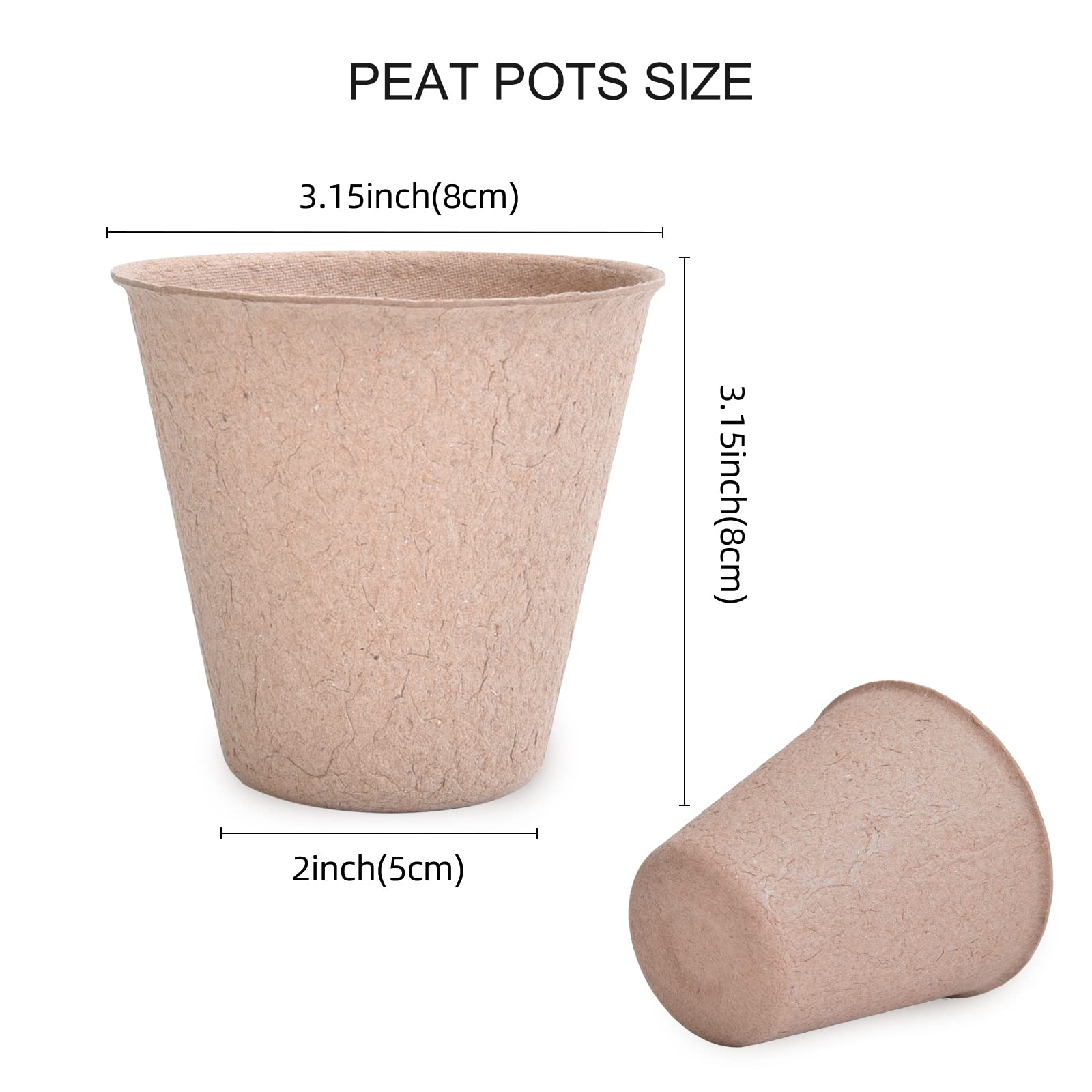 JERIA seedling pots 200-pack ideal for batch germination and early growth.