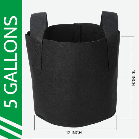 JERIA thickened 300G nonwoven grow bags designed for durable planting.