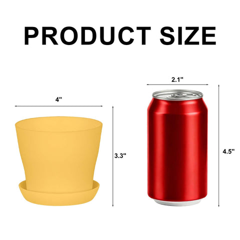 JERIA thickened resin plastic pots, lightweight and durable for garden use.