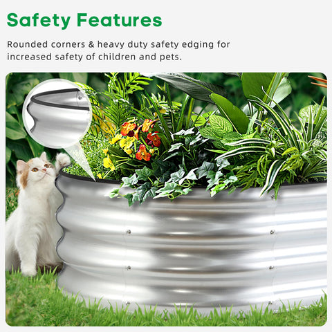 JERIA top-edge rubber seal enhances safety and comfort.