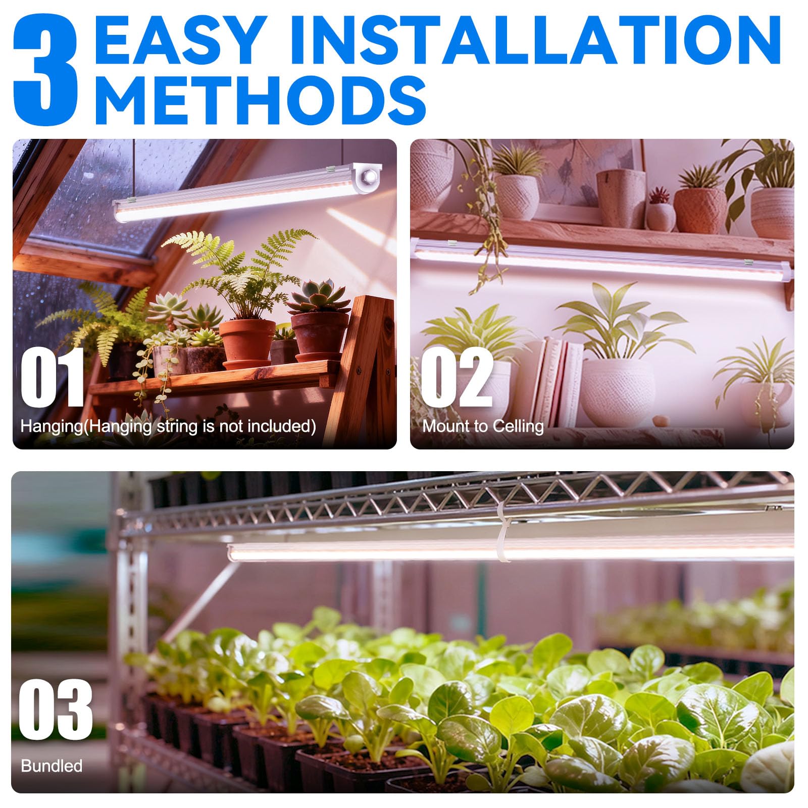 JESLED IP65 waterproof design suits high-humidity greenhouses.