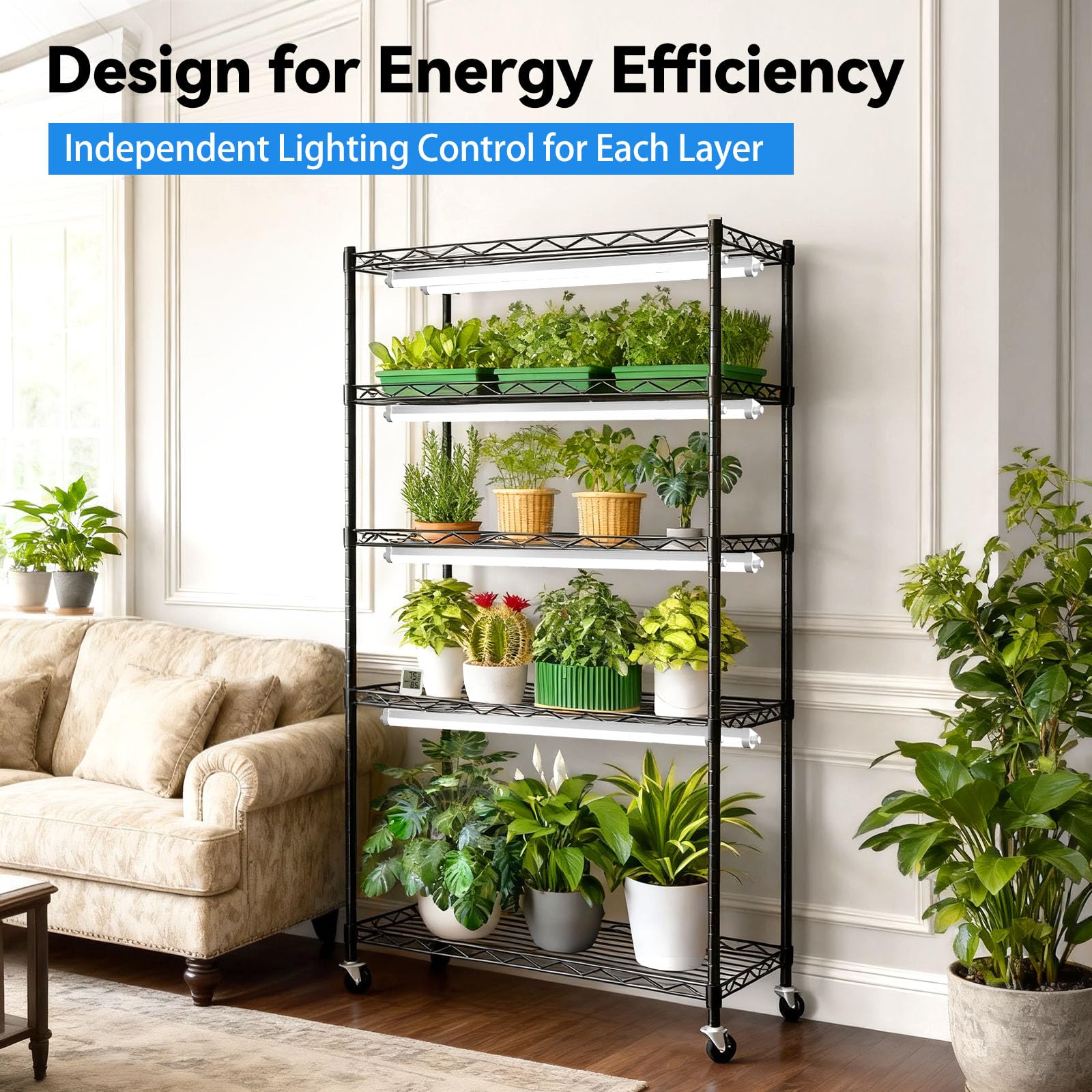 JESLED wrap-bottom design minimizes leaks and keeps floors clean.