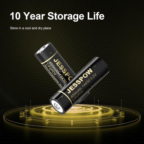 JESSPOW 14430 battery enhancing home security devices.