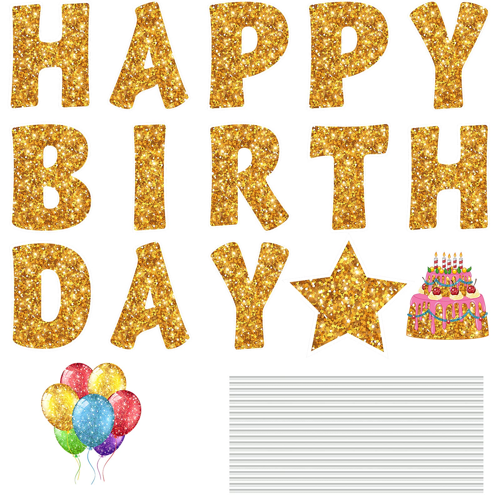 Jetec 16-inch letter signs stand tall for clear outdoor visibility.