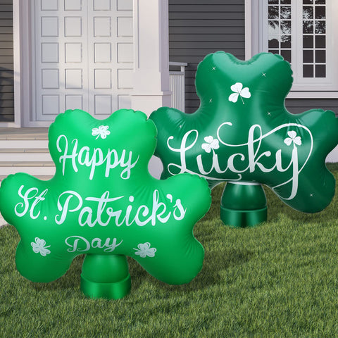 Jetec durable weatherproof shamrock inflates for reliable outdoor use.