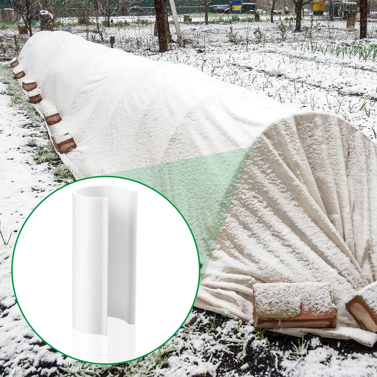 Jetec easy-install PVC clips simplify assembly and rearrangement.