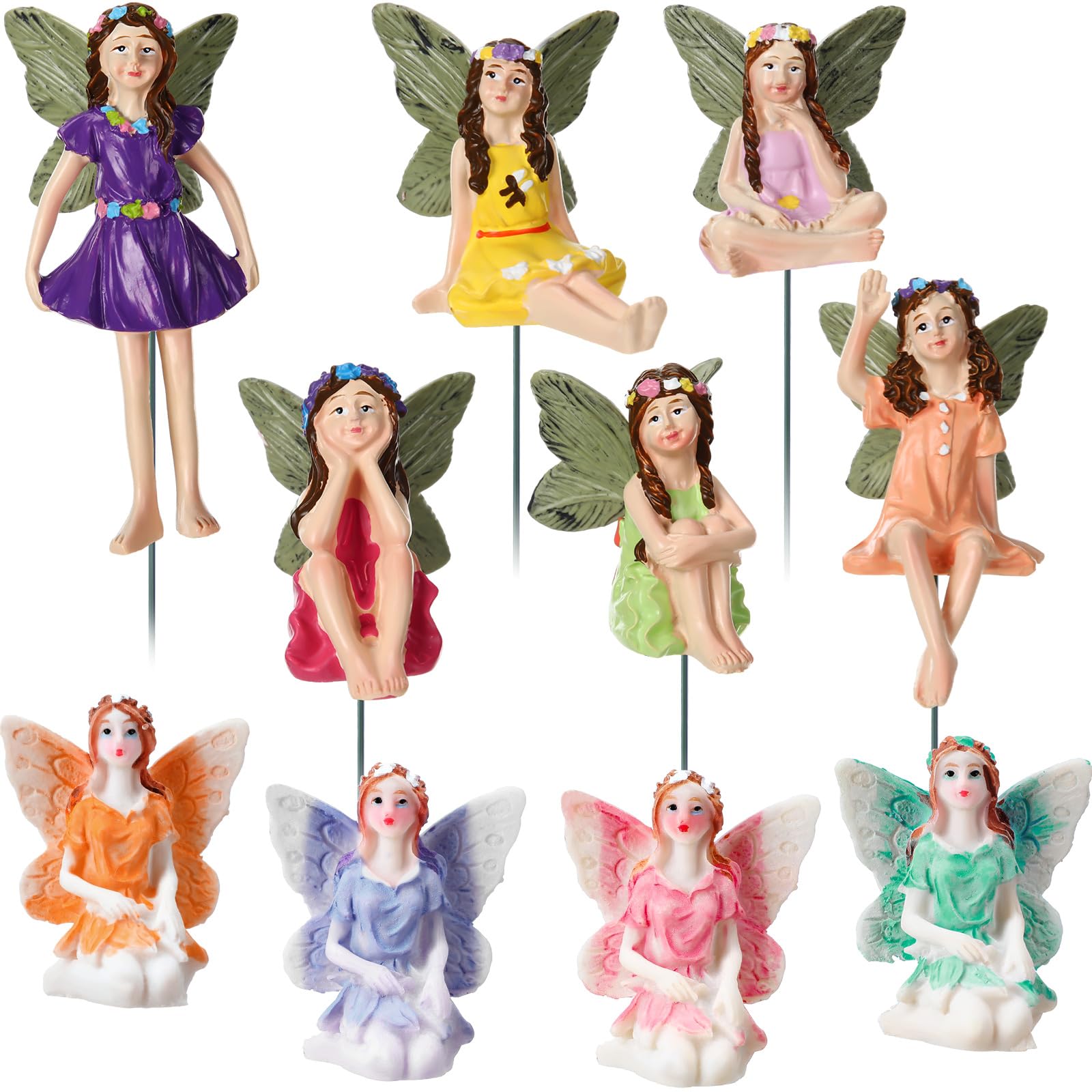 Jetec fairy resin garden figurine 01 in sunlight enhances outdoor decor and durability