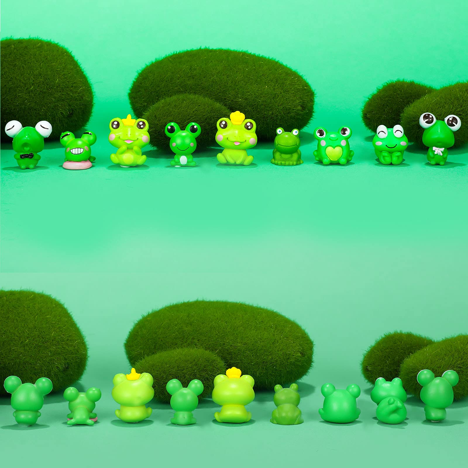 Jetec frog cake toppers are ideal for cute cupcake and dessert decorations