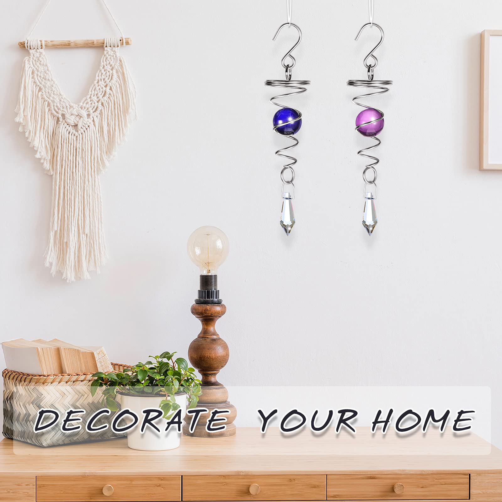Jetec hanging swivel hook enables easy indoor or outdoor hanging.