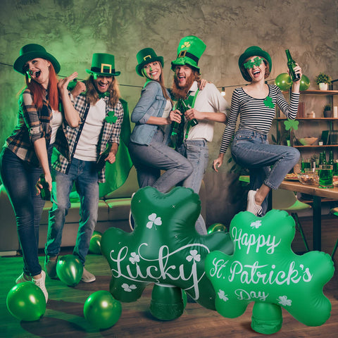 Jetec lucky shamrock design enhances party ambience and photos.