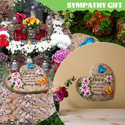 Jetec resin memorial stone offers durable, lightweight display for indoor or outdoor use.