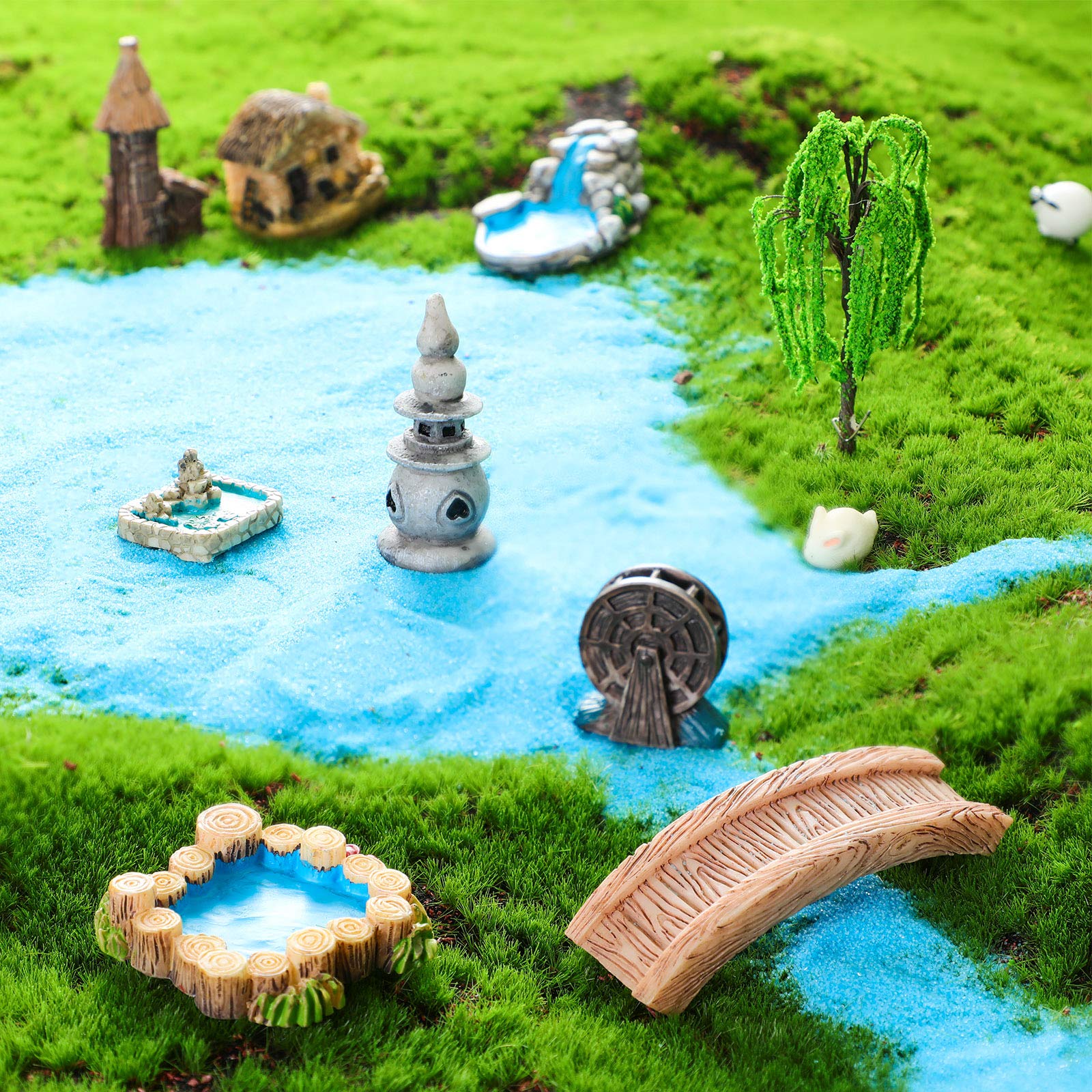Jetec resin figurines add cute color for DIY crafts and mini scenes
