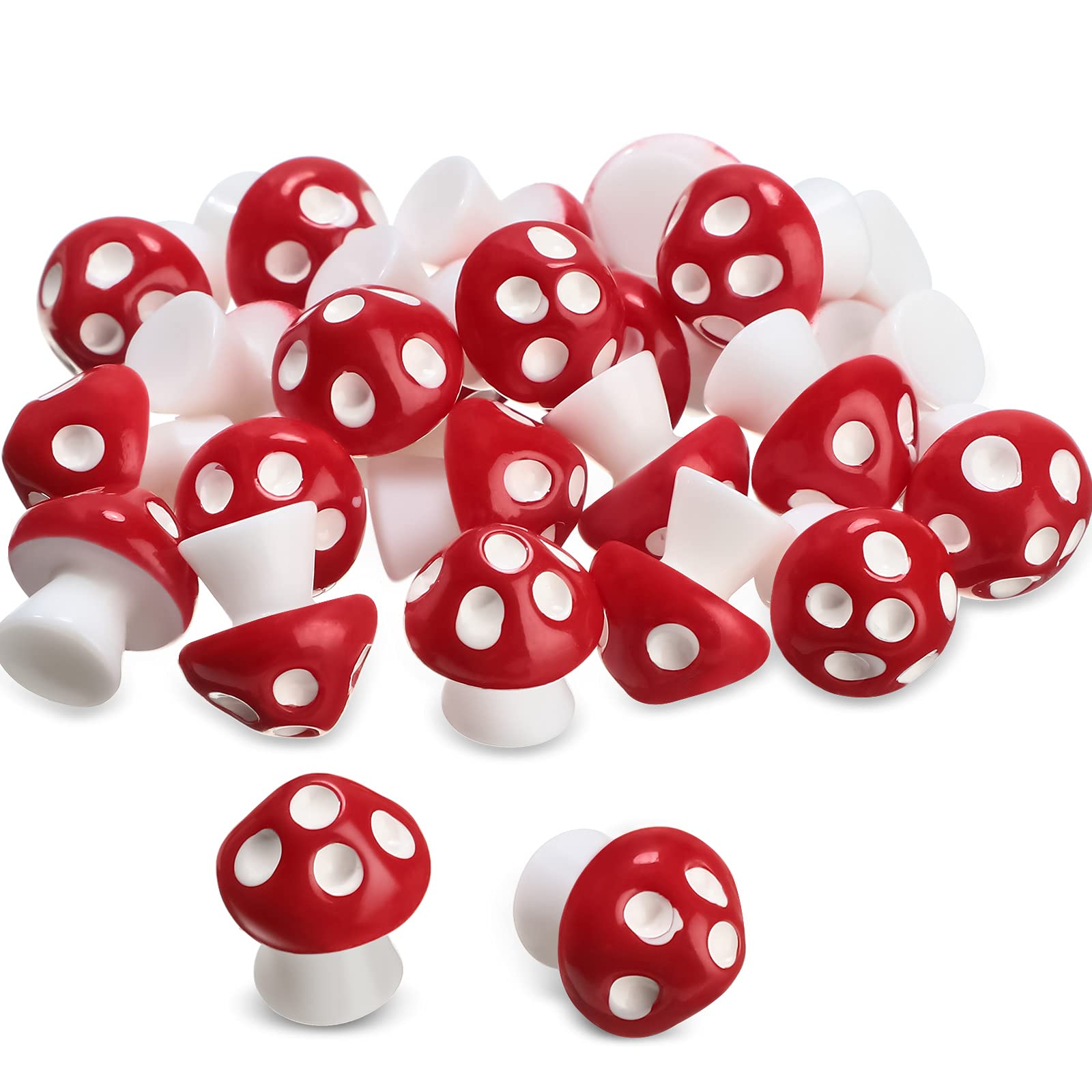 Jetec mini resin mushroom set adds playful charm to shelves and gardens.