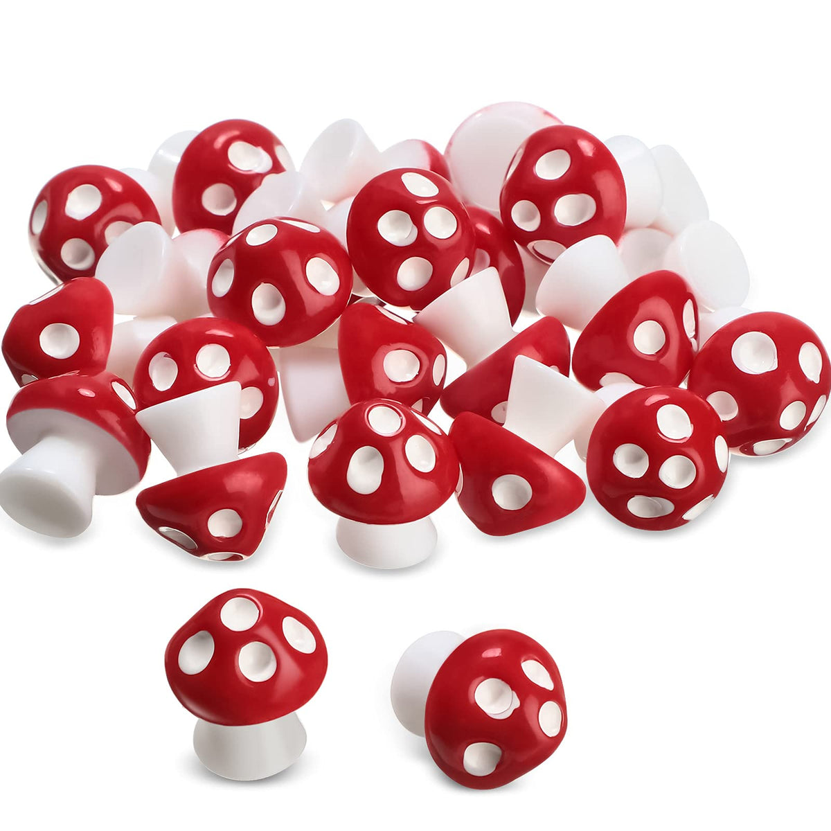 Jetec mini resin mushroom set adds playful charm to shelves and gardens.