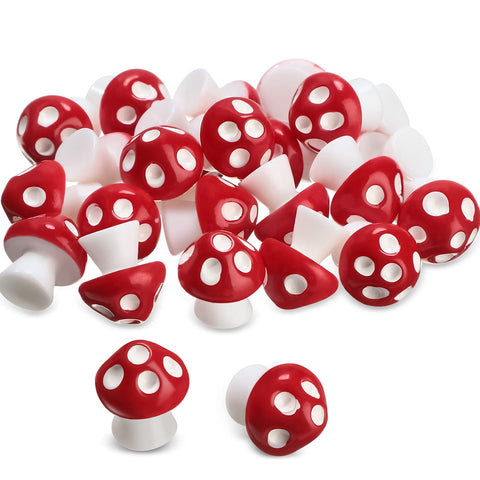 Jetec mini resin mushroom set adds playful charm to shelves and gardens.