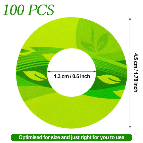 Jetec PVC grow-basket labels with strong adhesive for lasting plant labeling.