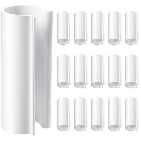 Jetec PVC pipe clips 2-4in long secure 1/2 inch tubes for greenhouse framing