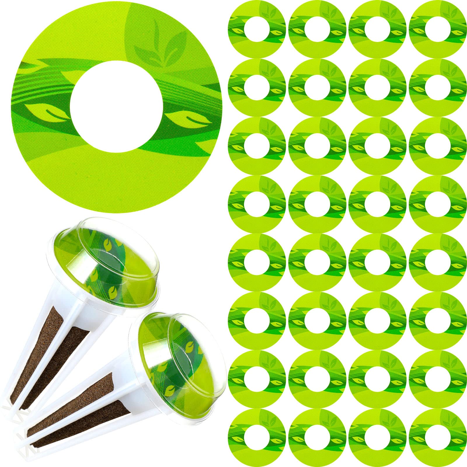 Jetec seed pot labels with PVC basket sticks for durable plant tagging and tracking