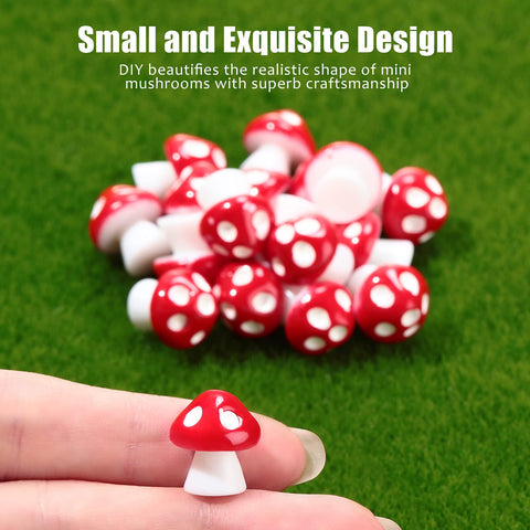 Jetec vivid garden mushroom decor enhances shelves, desks, and terrariums.