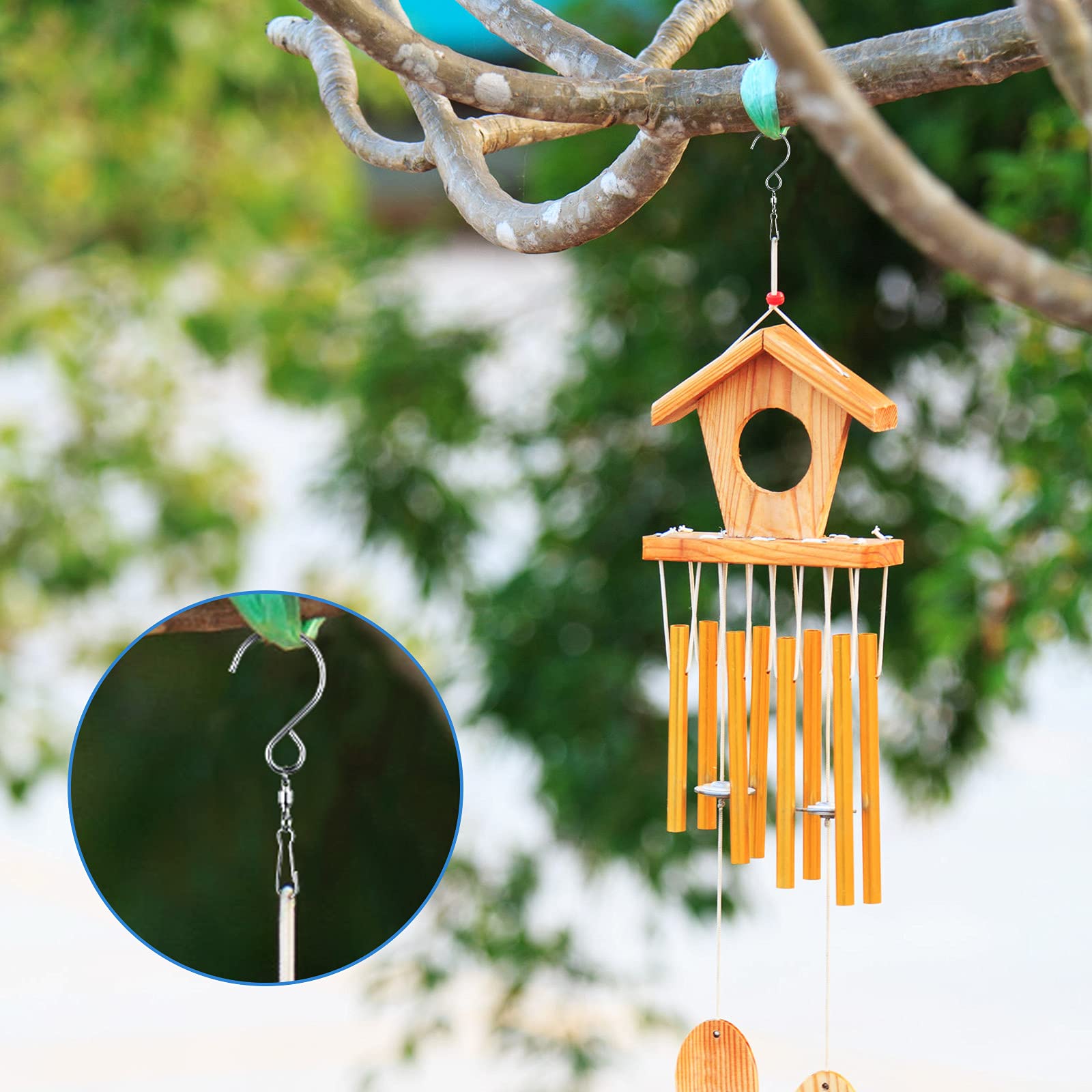 Jetec weatherproof wind spinner clips ready for outdoor use