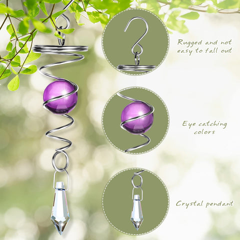 Jetec wind spinner stabilizer in stainless steel, durable and weather resistant.