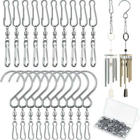 Jetec wind spinner swivel hook with 360° rotation for dynamic outdoor displays
