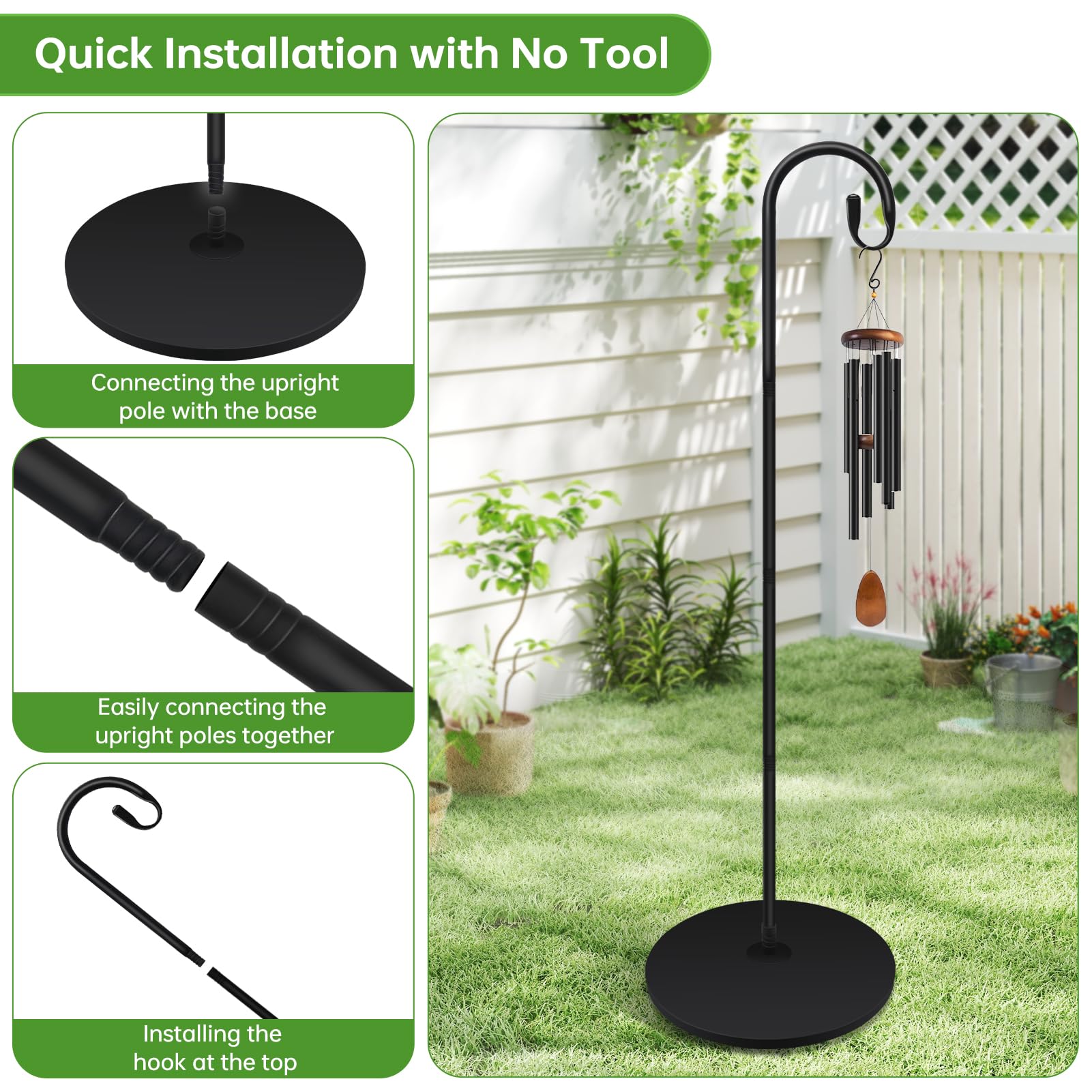 JETTIFY round-base design adds elegant, minimal aesthetics to homes and yards.
