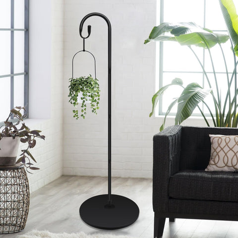 JETTIFY shepherds hook suitable for indoor and outdoor spaces like balconies and gardens.