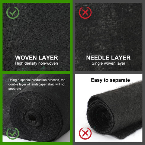 Jevrench durable ground cover fabric installed for pathways and garden beds