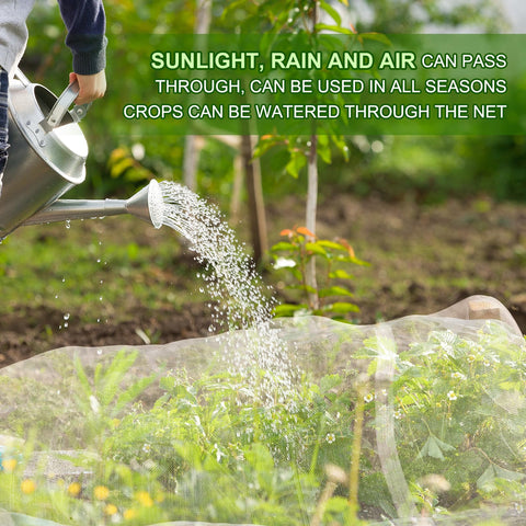 Jevrench PE-material netting resists sunlight and tears for long-lasting use.
