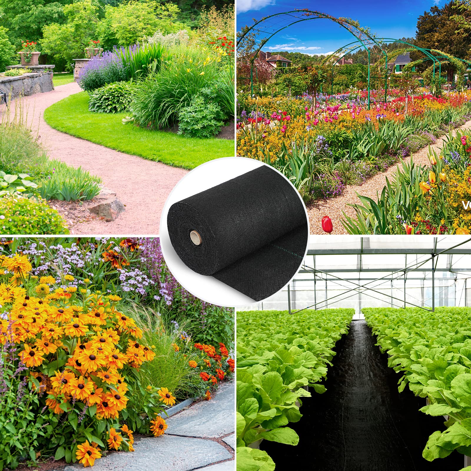 Jevrench landscape fabric protects plant roots while reducing chemical use