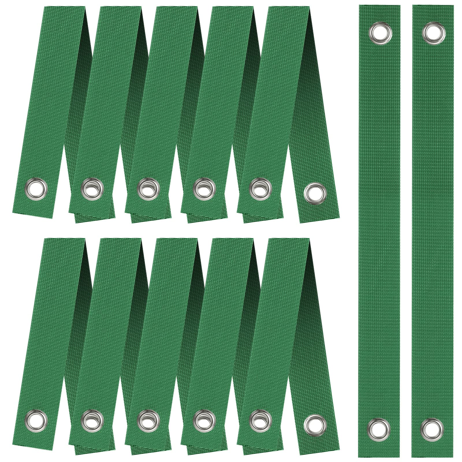 Jevrench tree straps for staking in packaging, ready to secure young trees during early growth.
