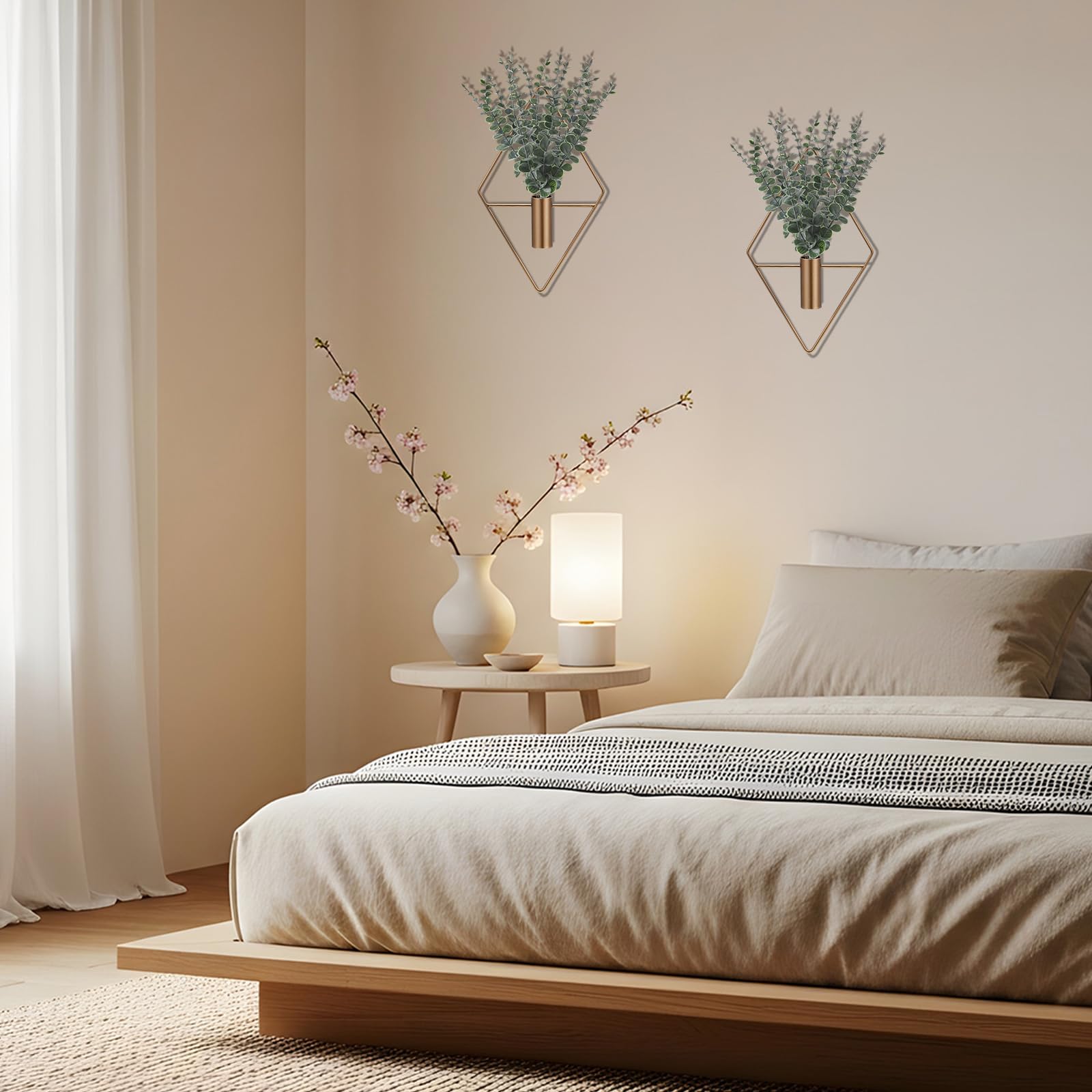 Jexine bathroom wall decor in bronze for chic boho style