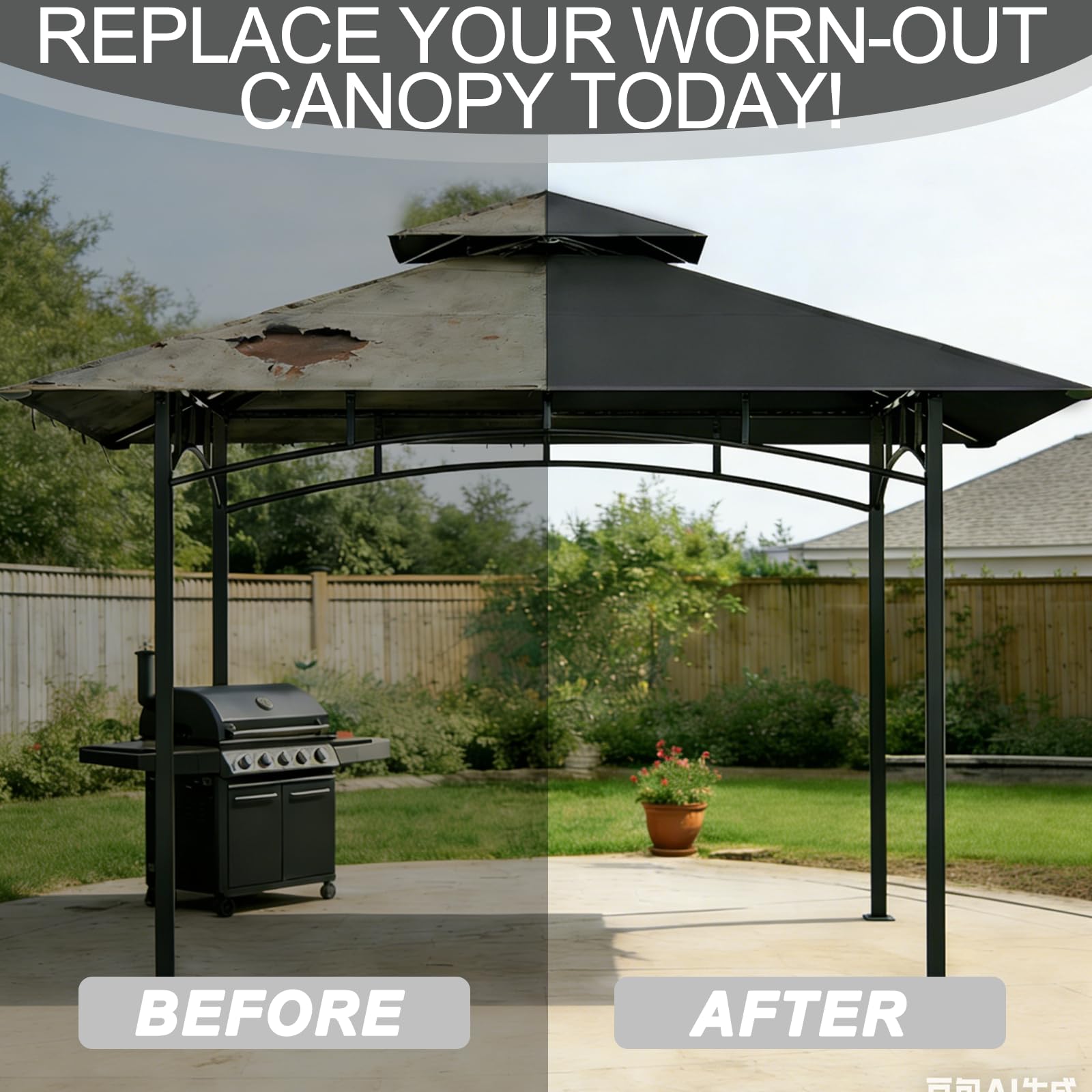 Jexlundo corner-pocket design fits multiple gazebo sizes for flexibility.