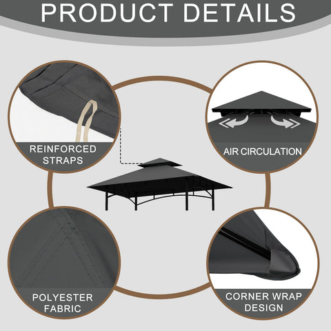 Jexlundo easy installation with handles simplifies canopy removal and setup.