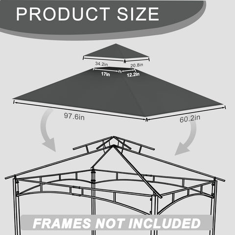 Jexlundo PU waterproof coating keeps your grilling area dry.