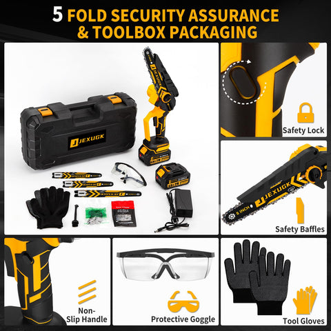 JEXUGK packaged box showing complete kit and accessories