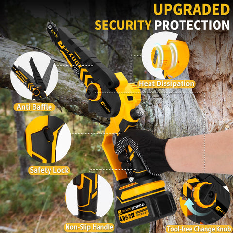 JEXUGK safety gloves and goggles for protected pruning