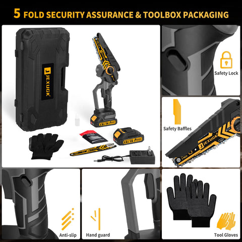 JEXUGK ergonomic anti-slip handle for comfortable control