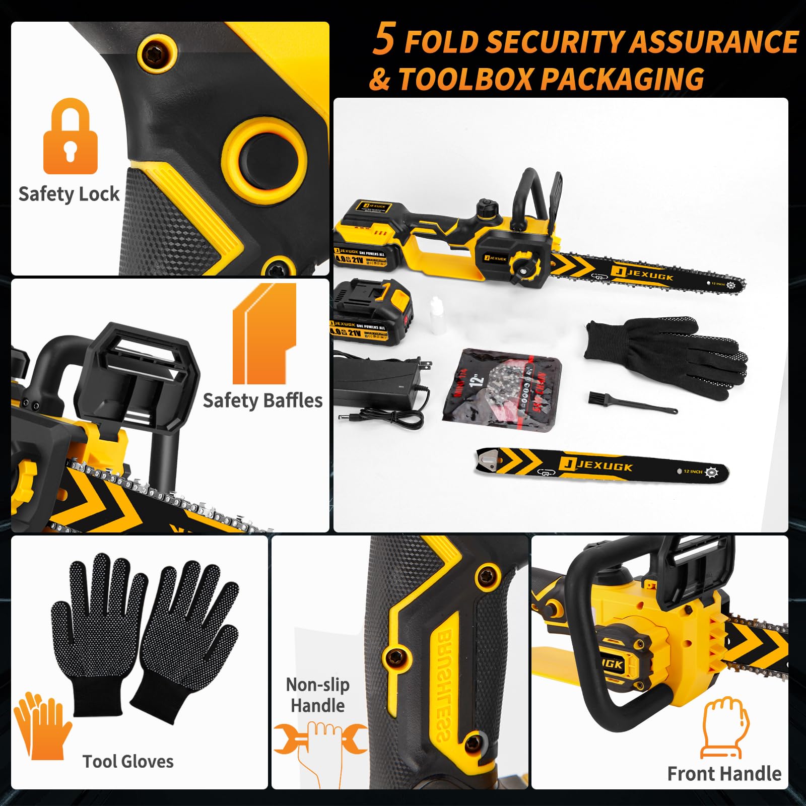 JEXUGK included accessories bundle keeps you prepared on site