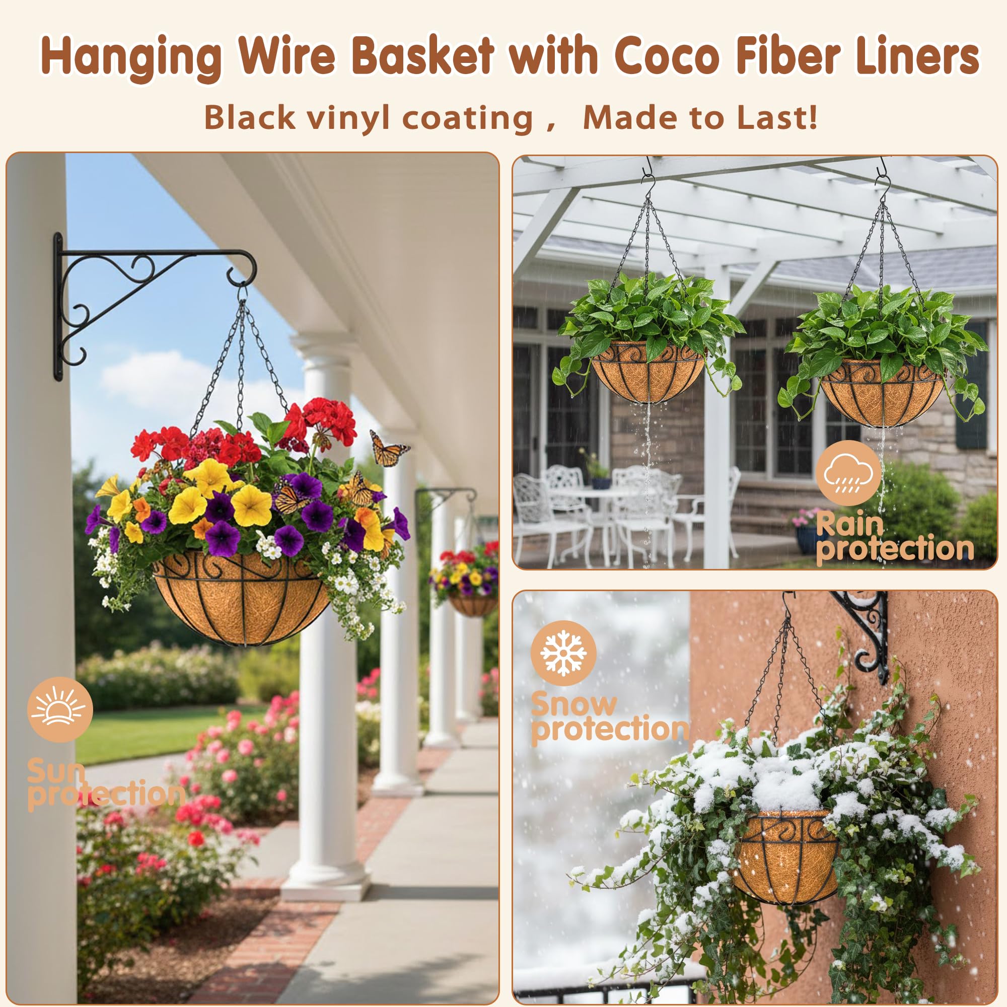 JFFLYIT rustproof metal coating and hardware ensure outdoor longevity.