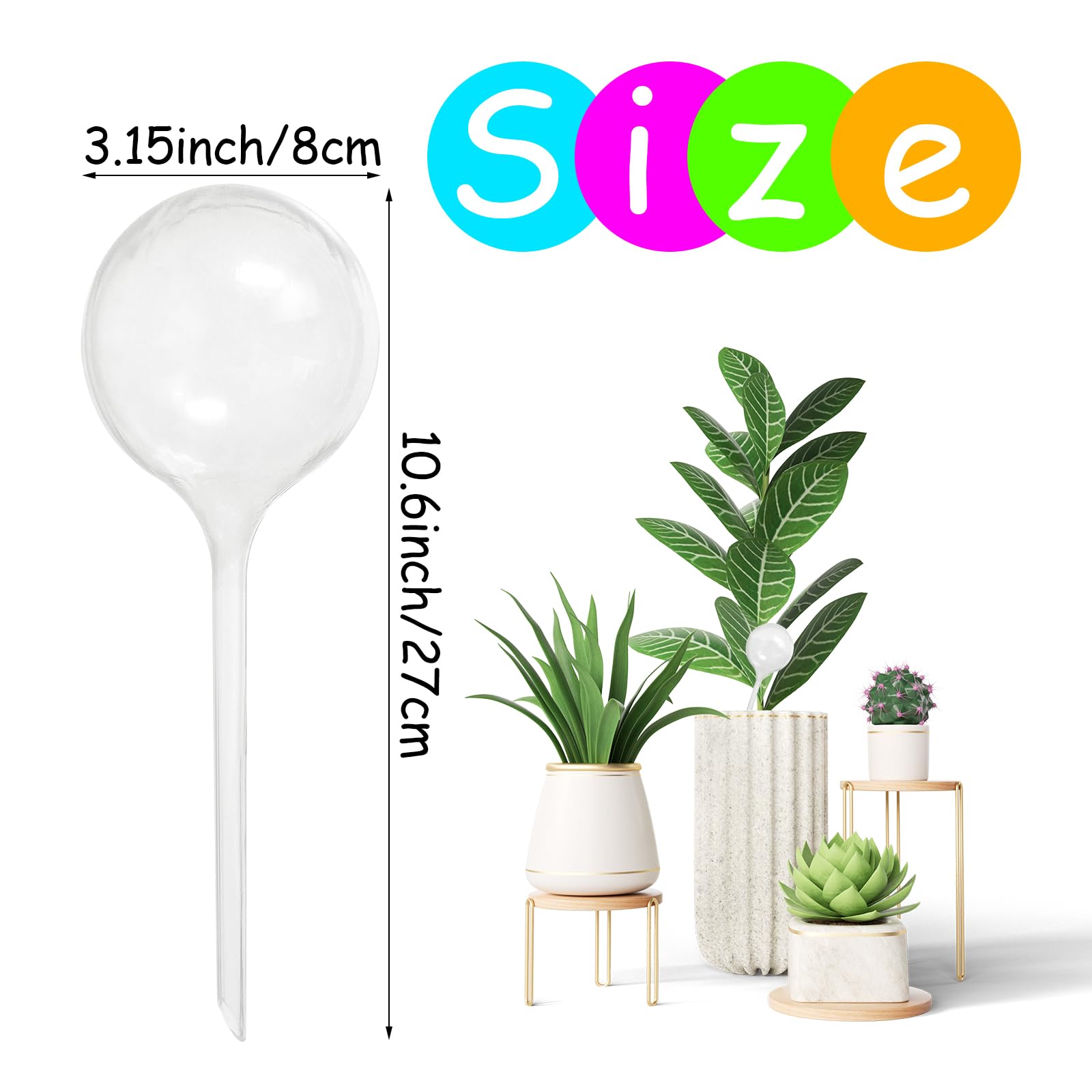 Jgalnim durable PVC watering bulb suitable for indoor and outdoor use