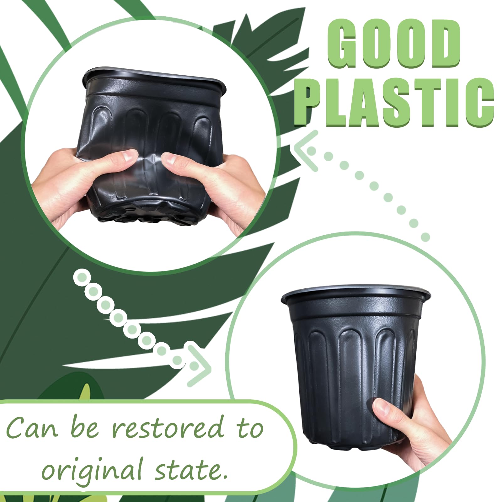 Jgalnim transplanting pots suitable for indoor and outdoor gardening