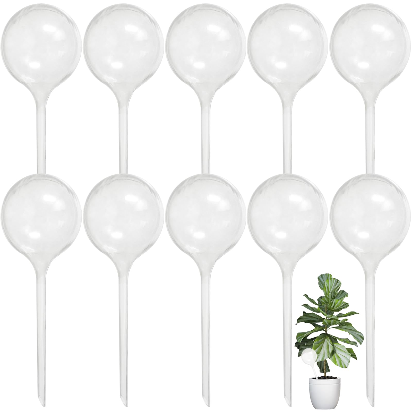Jgalnim large clear watering globe showing water level for plants