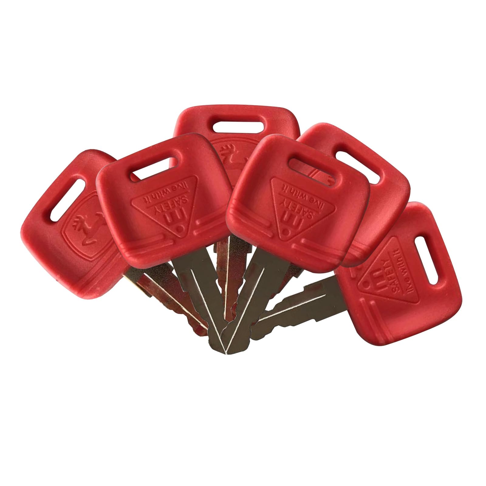 JHJEWH durable metal plastic ignition keys for rugged farm use