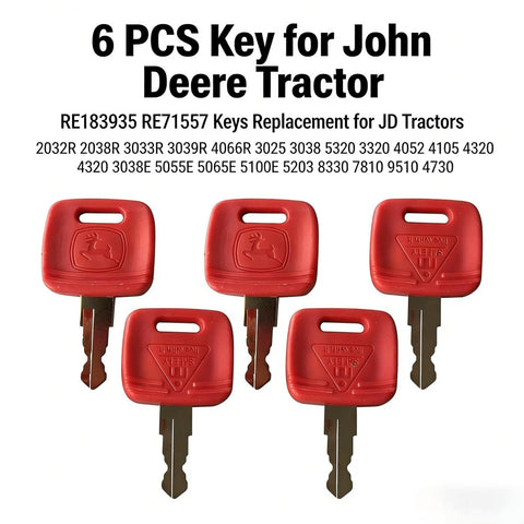 JHJEWH OEM-equivalent replacement keys for RE183935 RE71557