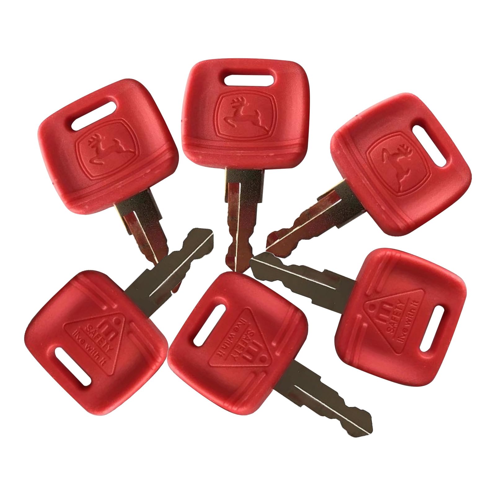 JHJEWH RE183935 RE71557 keys compatibility with JD tractors for reliable starts