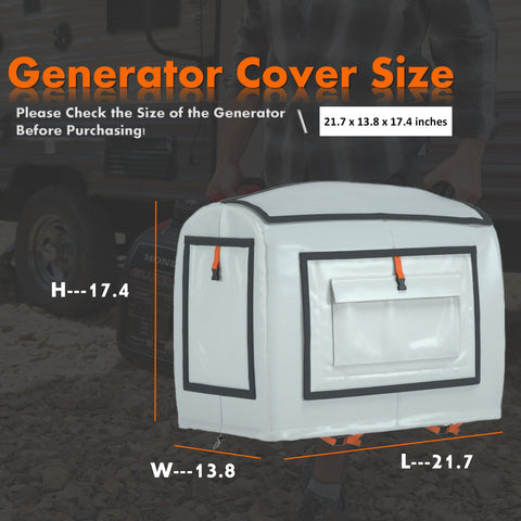 JIAHOO beige cover with rolled flap open for quick access and cooling