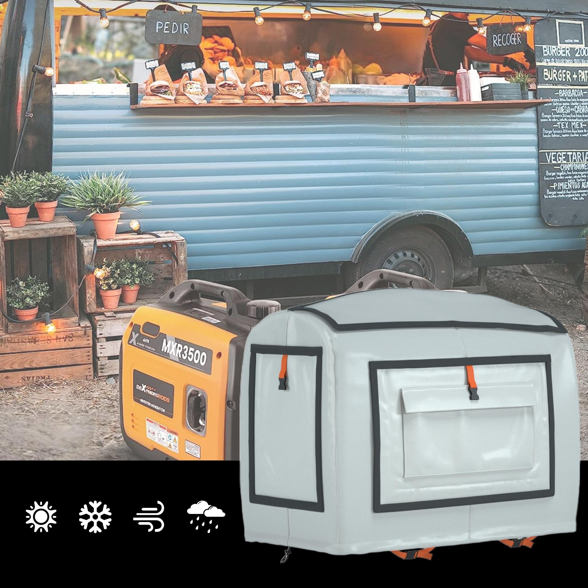 JIAHOO portable generator cover offers storage-ready and weather protection