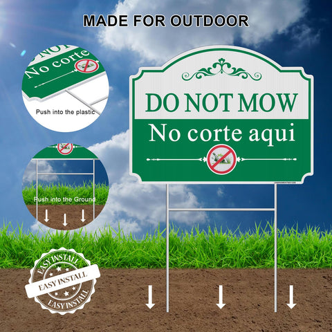 JIAMING Weatherproof yard sign demonstrates UV protection for year-round use